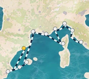 10 Night Barcelona to Rome cruise