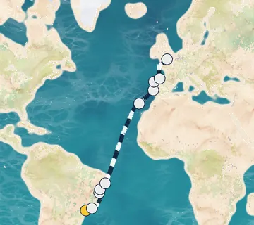 19 Night Sao Paulo to London cruise