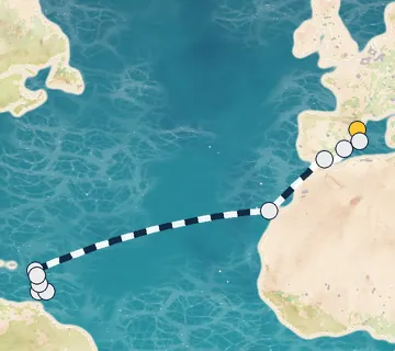 16 Night Barcelona to Pointe-a-Pitre cruise