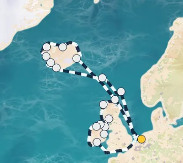 25 Night Amsterdam to Amsterdam cruise