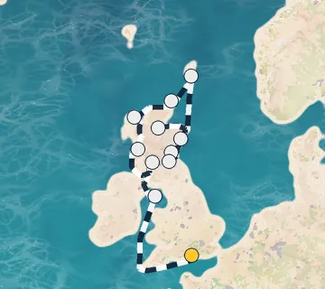 12 Night Portsmouth to Edinburgh cruise