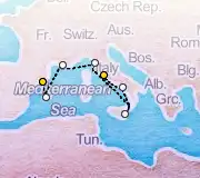 7 Night Rome to Barcelona cruise