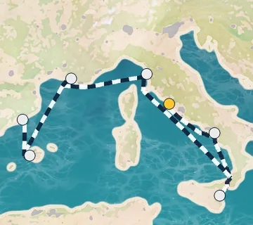 7 Night Rome to Barcelona cruise