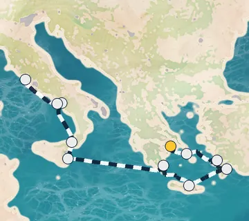 11 Night Athens to Rome cruise