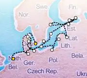 20 Night Copenhagen to Ijmuiden cruise