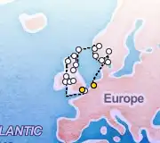 21 Night Tilbury to Amsterdam cruise