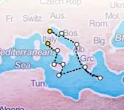 11 Night Ravenna to Rome cruise