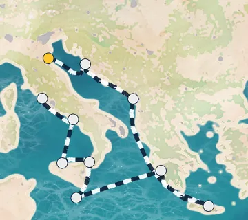 11 Night Ravenna to Rome cruise