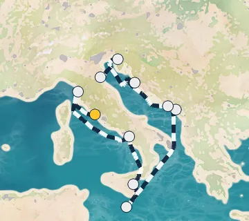 11 Night Rome to Ravenna cruise