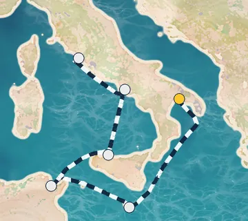 5 Night Taranto to Rome cruise