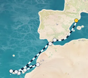 12 Night Barcelona to Las Palmas cruise
