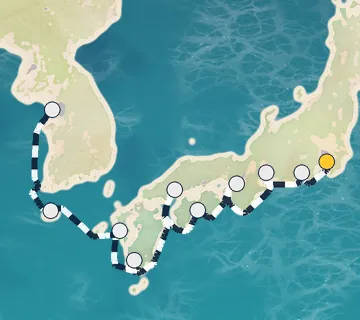9 Night Tokyo to Seoul cruise