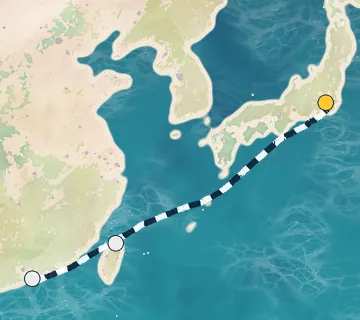 5 Night Tokyo to Hong Kong cruise