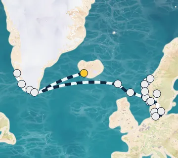 24 Night Reykjavik to Copenhagen cruise