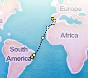 13 Night Salvador to Lisbon cruise