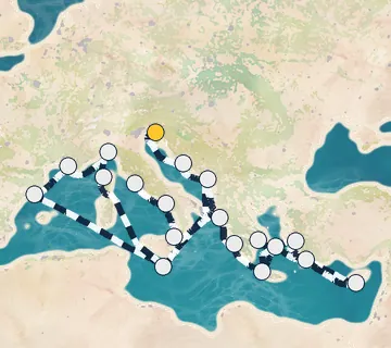 32 Night Trieste to Rome cruise