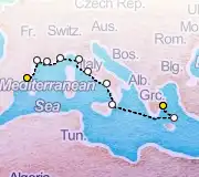 10 Night Barcelona to Athens cruise