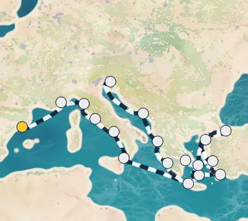 22 Night Barcelona to Trieste cruise