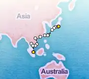 21 Night Tokyo to Singapore cruise
