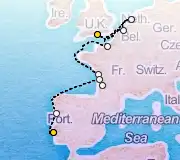 11 Night London to Lisbon cruise