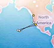 23 Night Vancouver to Los Angeles cruise