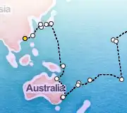 89 Night Marseille to Hong Kong cruise