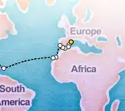 21 Night Barcelona to Miami cruise