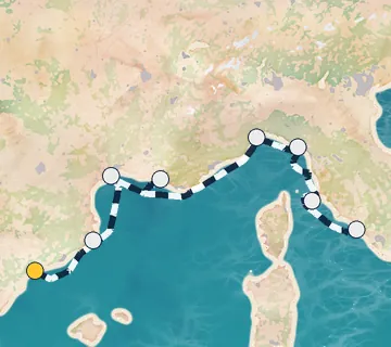 7 Night Tarragona to Rome cruise
