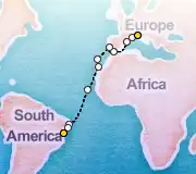 18 Night Genoa to Salvador cruise