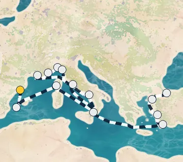 21 Night Barcelona to Istanbul cruise