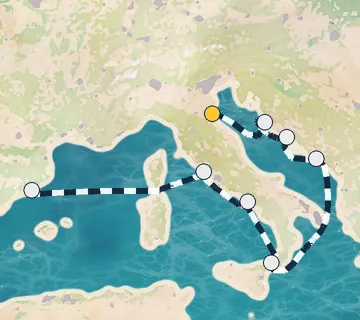 9 Night Ravenna to Barcelona cruise