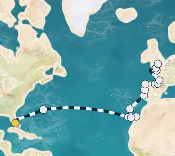 25 Night Miami to London cruise