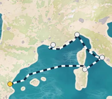 5 Night Valencia to Marseille cruise