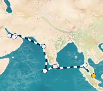 16 Night Singapore to Doha cruise