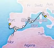 17 Night Rome to Lisbon cruise