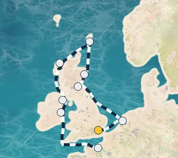 11 Night Tilbury to Paris cruise