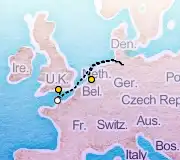 5 Night London to Rotterdam cruise