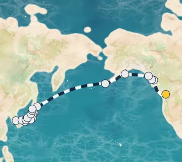34 Night Vancouver to Tokyo cruise