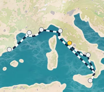 7 Night Rome to Barcelona cruise