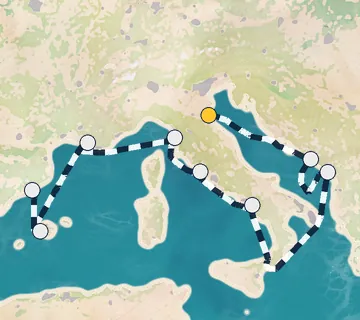 9 Night Ravenna to Barcelona cruise