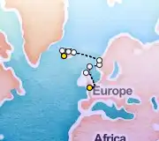 10 Night London to Reykjavik cruise