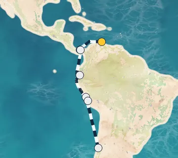 16 Night Aruba to Santiago cruise