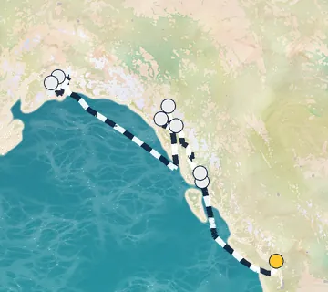 7 Night Vancouver to Whittier cruise