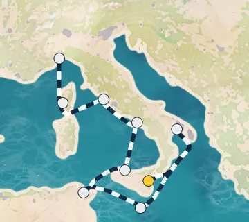 8 Night Catania to Savona cruise