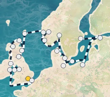 28 Night Greenwich to Stockholm cruise