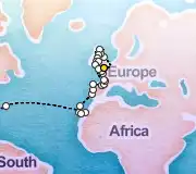 37 Night Miami to London cruise