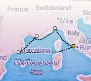 5 Night Rome to Rome cruise