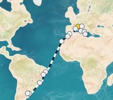 24 Night Marseille to Buenos Aires cruise