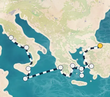 9 Night Istanbul to Rome cruise