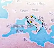 10 Night Ravenna to Rome cruise